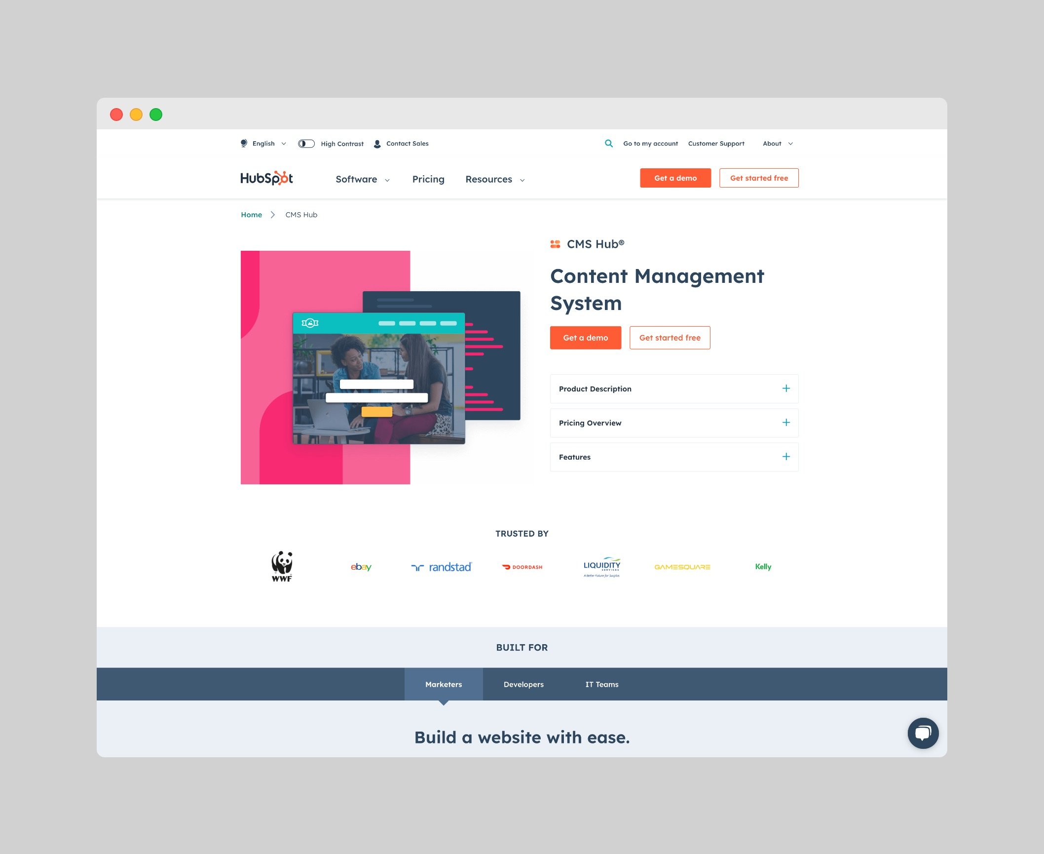 hubspot cms by Quo Agency